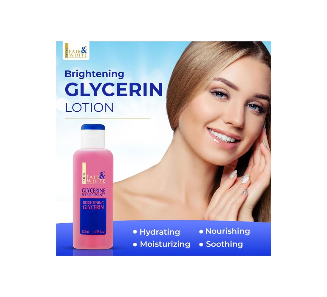 فير اند وايت لوشن تفتيح بالجلسرين أصلي 125مل فير اند وايت لوشن تفتيح بالجلسرين أصلي 125مل