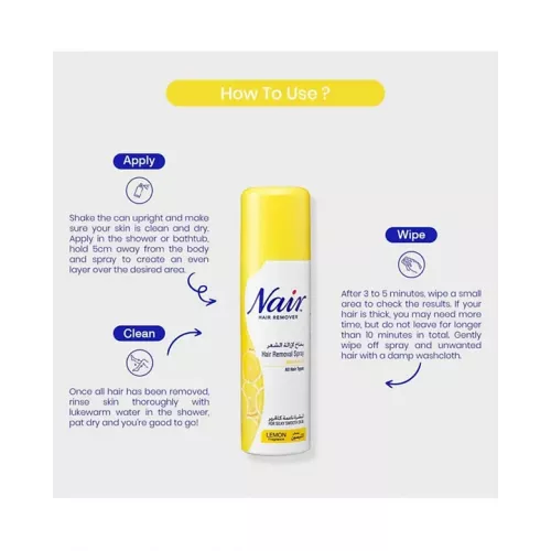 نير بخاخ ازالة الشعر برائحة الليمون 200 مل