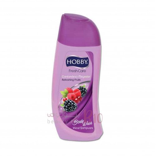 صابون سائل للاستحمام بتوت العليق والتوت الأسود من هوبي 500مل