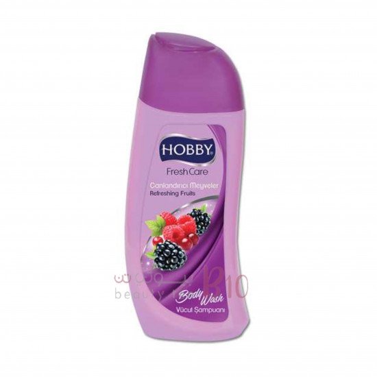 صابون سائل للاستحمام بتوت العليق والتوت الأسود من هوبي 500مل