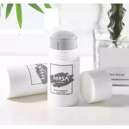 قناع الطين لإزالة السموم من المسام بخلاصة الفحم الاسود من د. راشيل 42ج