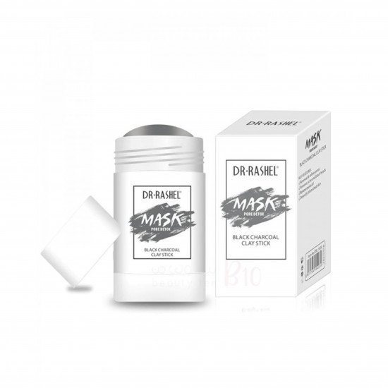 قناع الطين لإزالة السموم من المسام بخلاصة الفحم الاسود من د. راشيل 42ج