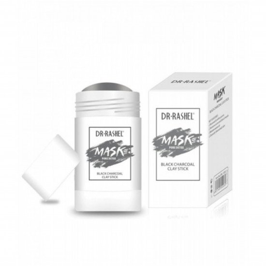 قناع الطين لإزالة السموم من المسام بخلاصة الفحم الاسود من د. راشيل 42ج