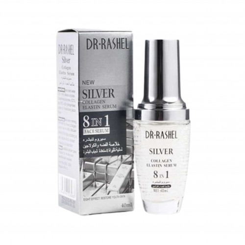 سيروم دكتور راشيل للتبييض وشد الوجه بخلاصة الفضة والكولاجين المضاد للشيخوخة -40مل