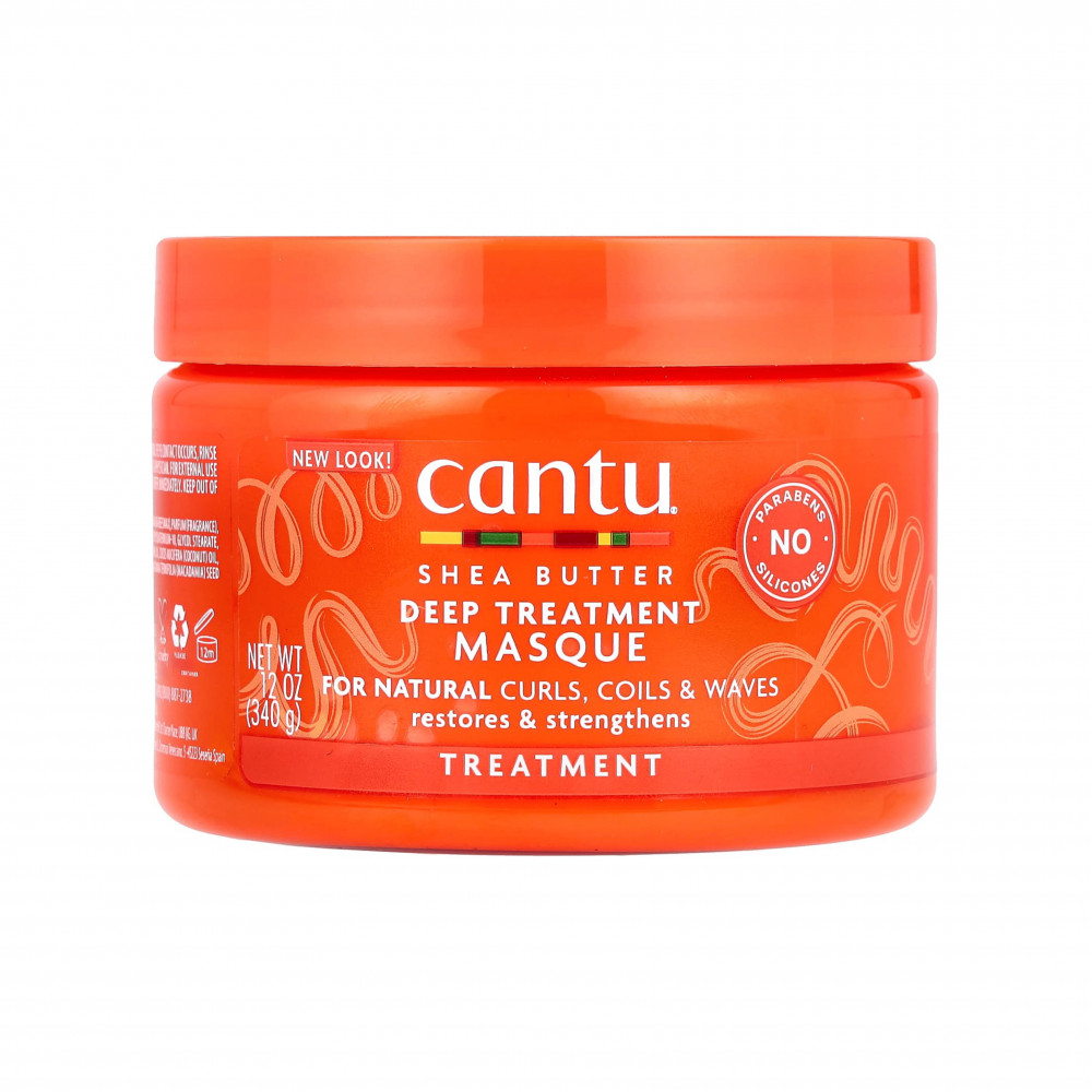 قناع العلاج العميق بزبدة الشيا للشعر الطبيعي من كانتو (340 جم) قناع العلاج العميق بزبدة الشيا للشعر الطبيعي من كانتو (340 جم)