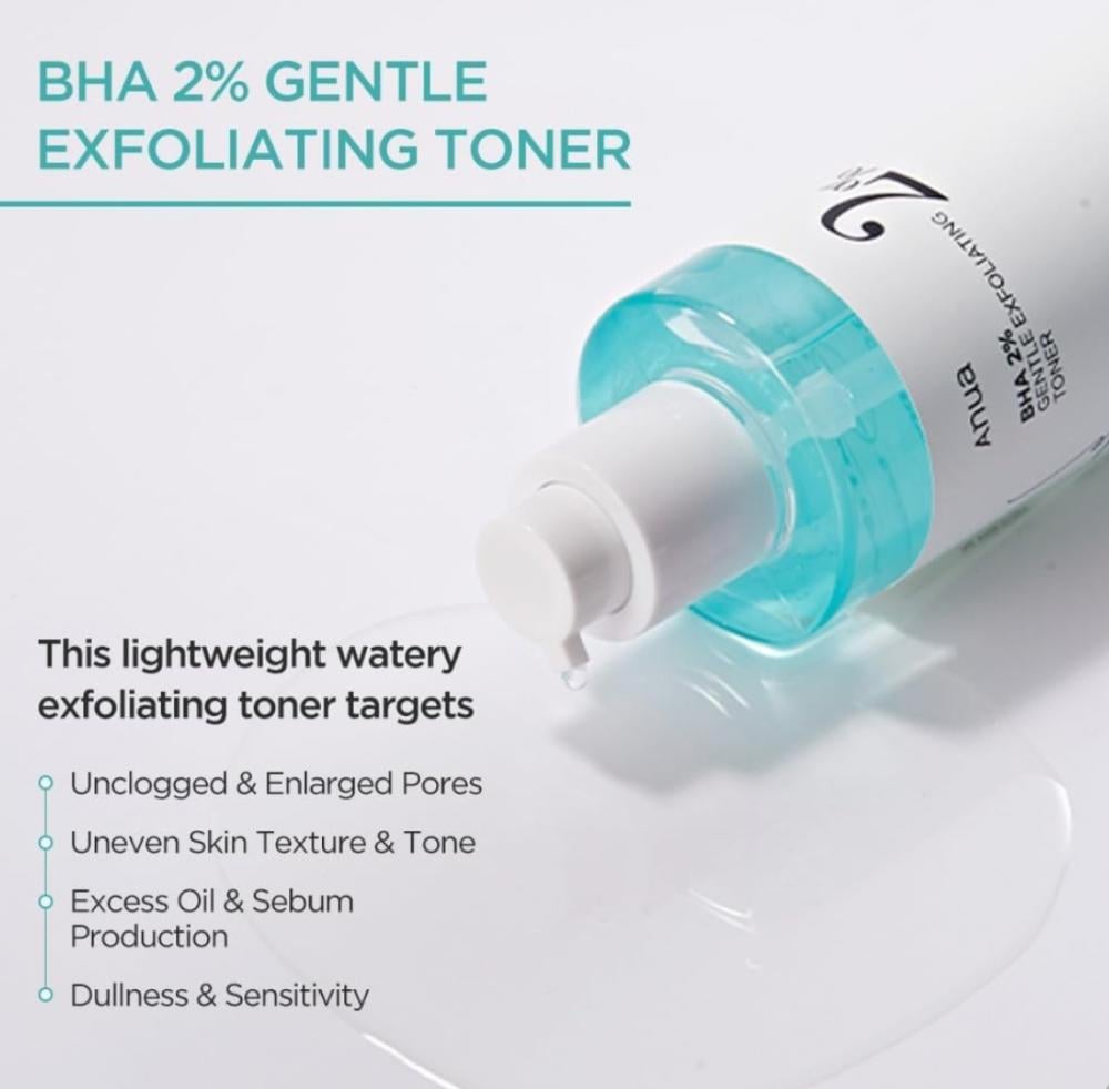 تونر مقشر BHA 2% لطيف من انوا , 150مل