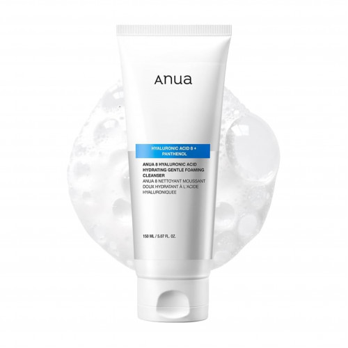 غسول رغوي لطيف ومرطب بحمض الهيالورونيك من أنوا 150مل