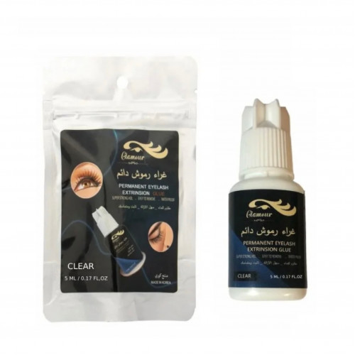 جلامور غراء رموش دائم شفاف 5مل جلامور غراء رموش دائم شفاف 5مل