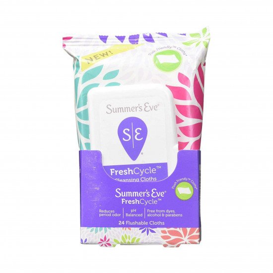 مناديل تنظيف وقت الدورة الشهرية من سمرز ايف 24 منديل