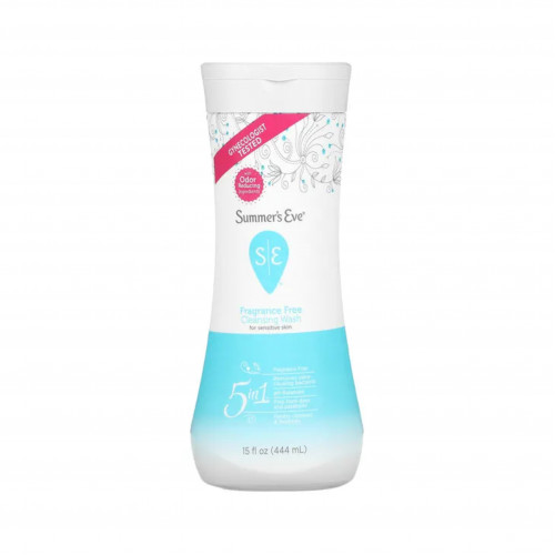 غسول المنطقة الحساسة خالي من العطر للبشرة الحساسة من سمرز ايف- 444مل