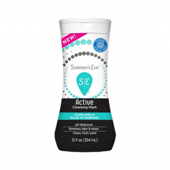 غسول لتنظيف المنطقة الحساسة أكتيف من سمر ايف - 354مل غسول لتنظيف المنطقة الحساسة أكتيف من سمر ايف - 354مل