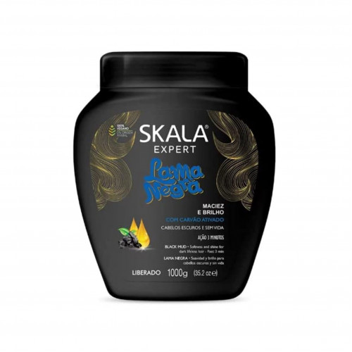 ماسك الترطيب بخلاصة الفحم والطين الأسود سكالا 1000غم