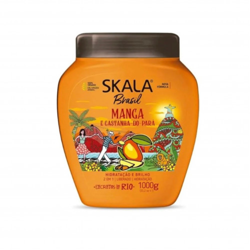 كريم وماسك بخلاصة المانجا والجوز البرازيلي للترطيب من سكالا - 1000غرام كريم وماسك بخلاصة المانجا والجوز البرازيلي للترطيب من سكالا - 1000غرام