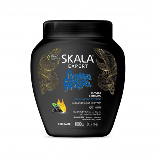 سكالا كريم الفحم للشعر الجاف والتالف والداكن 1000جم