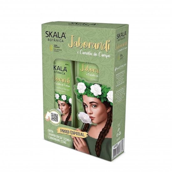 شامبو وبلسم جابوراندي سكالا بوتانيكا إي كاميليا دو كامبو لعلاج الشعر 325 م
