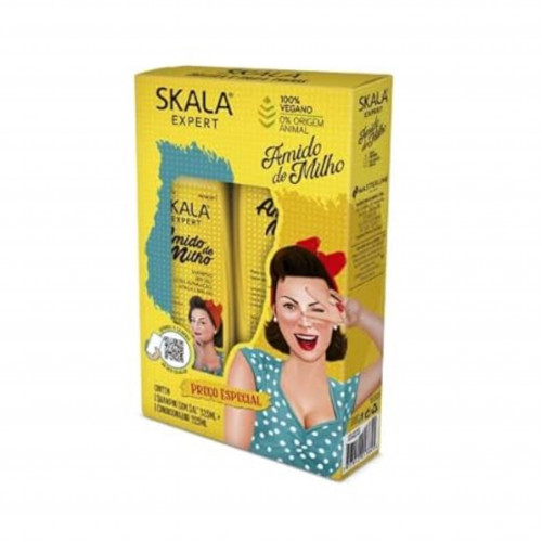 شامبو + بلسم مجموعة الشعر بنشأ الذرة من سكالا 325 مل شامبو + بلسم مجموعة الشعر بنشأ الذرة من سكالا 325 مل