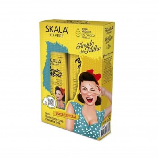 شامبو + بلسم مجموعة الشعر بنشأ الذرة من سكالا 325 مل