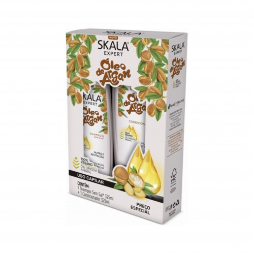 مجموعة سكالا شامبو + بلسم أوليو دي أرغان 325مل