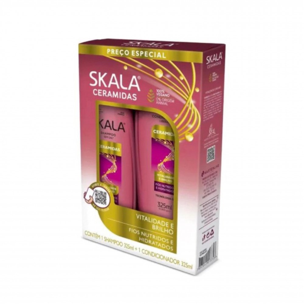 مجموعة شامبو سكالا + بلسم سيراميد 325 مل مجموعة شامبو سكالا + بلسم سيراميد 325 مل