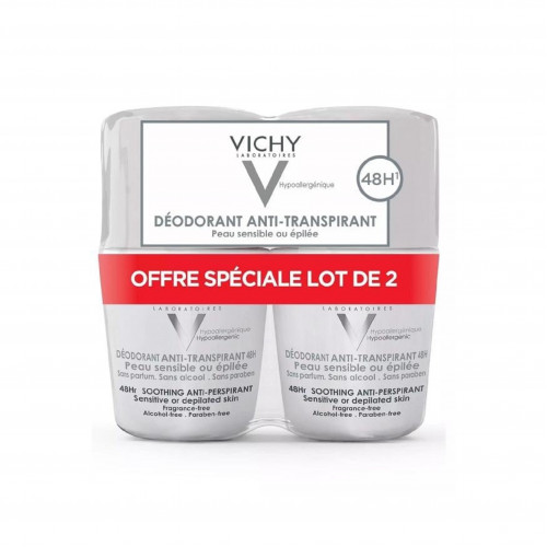 فيتشي مزيل عرق رول اون بدون عطر (حبتين) 50مل