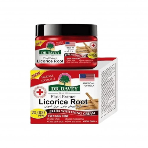 كريم الوجه الليلي والنهاري من جذور عرق السوس من دكتور ديفي