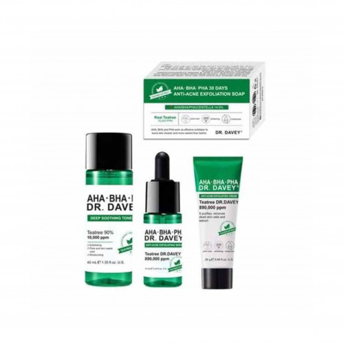 مجموعة تقشير ضد حب الشباب من دكتور ديفي