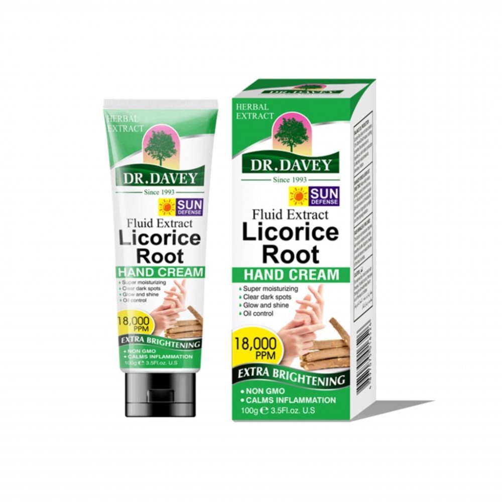 كريم اليدين بخلاصة عرق السوس من دكتور ديفي 100غم