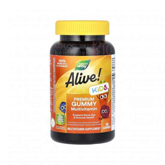 علكة فيتامينات متعددة ممتازة كرز ، عنب وبرتقال  من ناتشرز واي 90 علكة