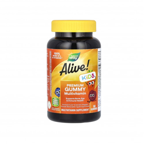 علكة فيتامينات متعددة ممتازة كرز ، عنب وبرتقال  من ناتشرز واي 90 علكة