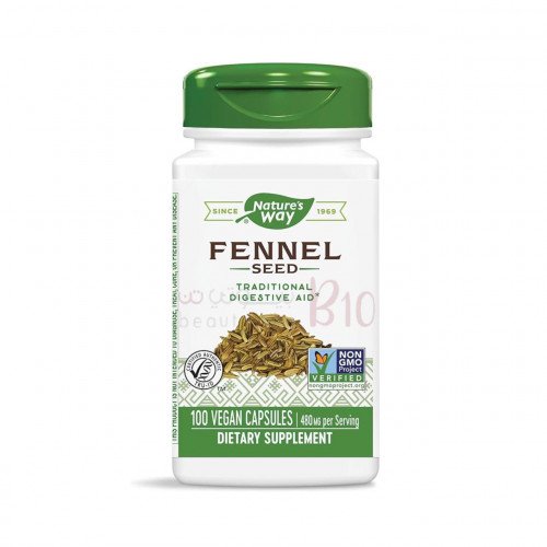 نيتشرز واي بذور الشمر، 100 كبسولة نيتشرز واي بذور الشمر، 100 كبسولة