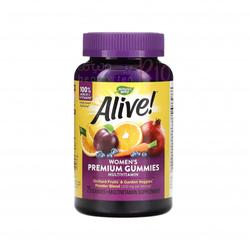 أقراص فيتامينات متعددة للمضغ ممتازة للنساء من ناتشرز واي 75قرص