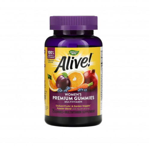 أقراص فيتامينات متعددة للمضغ ممتازة للنساء من ناتشرز واي 75قرص