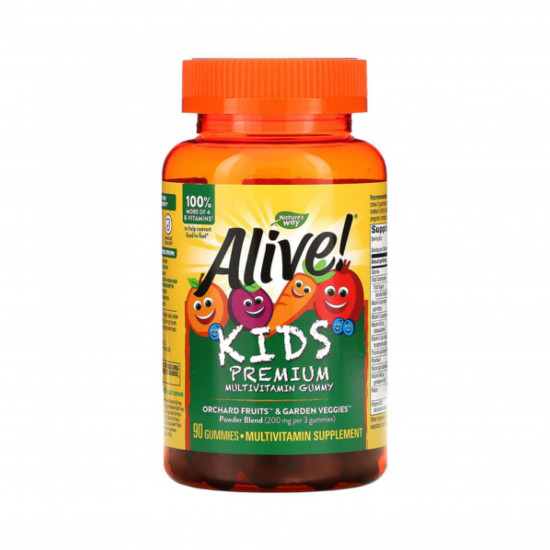 فيتامينات متعددة للأطفال بنكهات الكرز والبرتقال والعنب، 90 علكة من ناتشرز واي