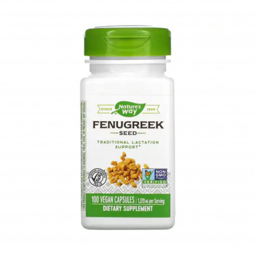 بذور الحلبة 610 مجم ، 100 كبسولة نباتية من ناتشرز واي