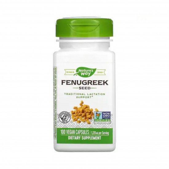 بذور الحلبة 610 مجم ، 100 كبسولة نباتية من ناتشرز واي