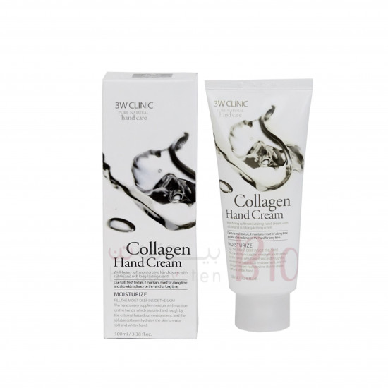 كريم اليدين بالكولاجين من ثري دبليو كلينك _ 100مل