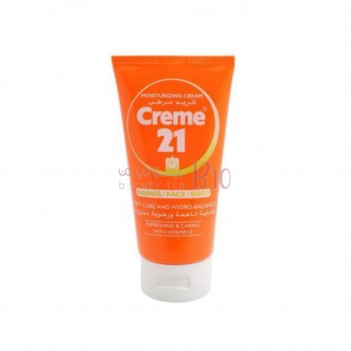 كريم 21 كريم مرطب بفيتامين إي 75مل كريم 21 كريم مرطب بفيتامين إي 75مل
