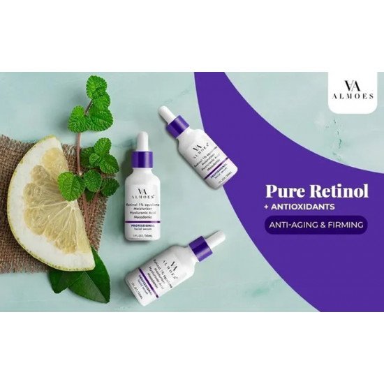 الموس سيروم ريتينول 1%سكوالين لمكافحة الشيخوخة وشد البشرة 30 مل