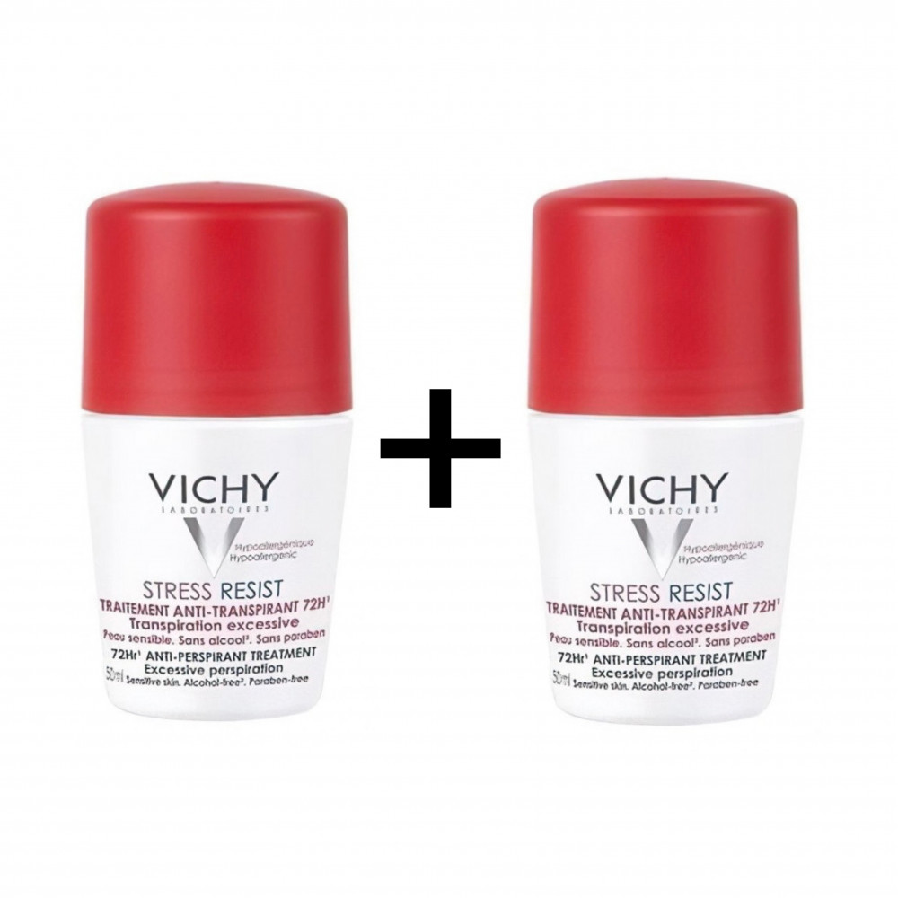 عرض فيشي رول اون مضاد للتعرق والاجهاد 1+1 مجانا 50مل