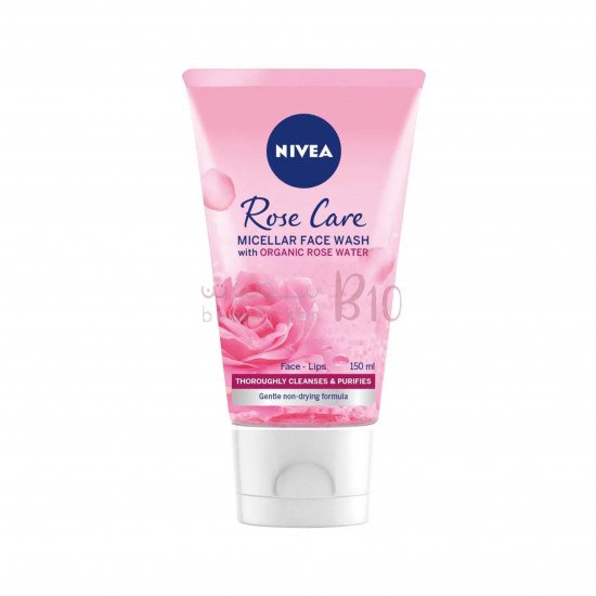 غسول الوجه ميسيلار بماء الورد من نيفيا - 150مل غسول الوجه ميسيلار بماء الورد من نيفيا - 150مل