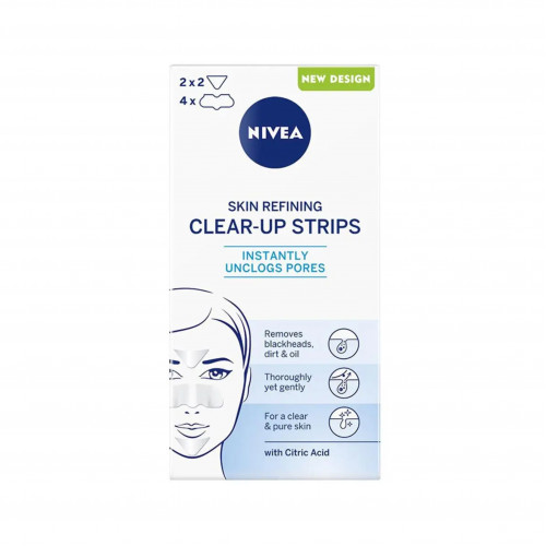 نيفيا فيزاج لصاقات تنظيف للأنف والدقن والجبهه - 6 لصقات