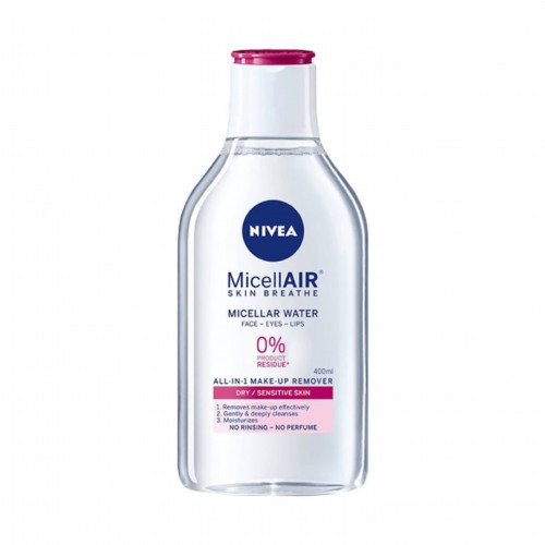 ماء ميسلر لإزالة المكياج ميسلاير للبشرة الحساسة من نيفيا - 400مل