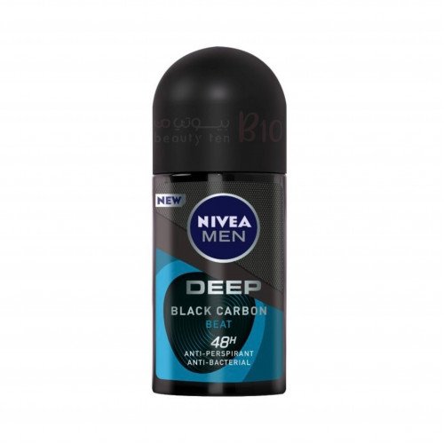 نيفيا رول اون مقاوم للتعرق ديب بلاك كربون بيت للرجال 50مل