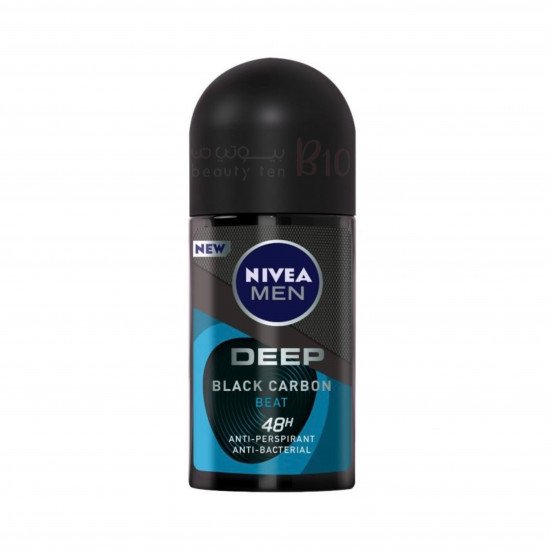 نيفيا رول اون مقاوم للتعرق ديب بلاك كربون بيت للرجال 50مل