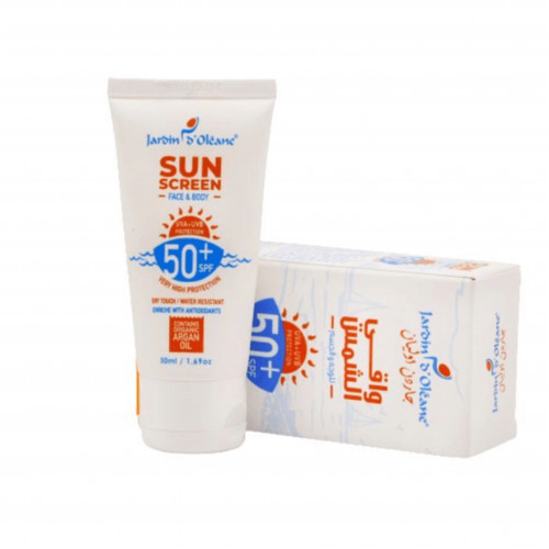 واقي شمس من جاردن اوليان للوجه والجسم -50مل
