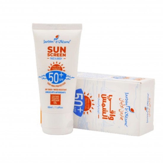 واقي شمس من جاردن اوليان للوجه والجسم -50مل