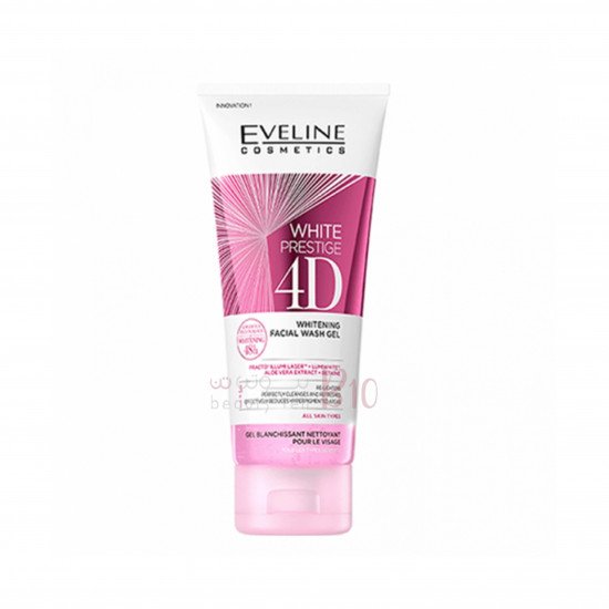 جل غسول الوجه وايت برستيج فور دي للتفتيح من ايفيلين-200مل