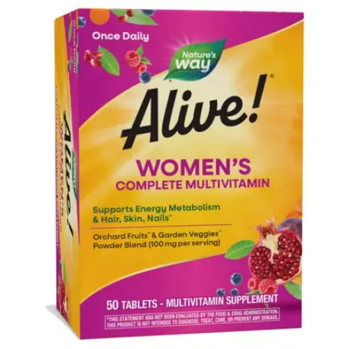 مكمل غذائي لطاقة المرأة من ناتشرز واي 50 كبسولة