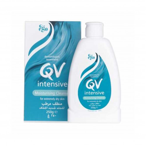 منظف مرطب للجلد شديد الجفاف من كيو في - 250غ