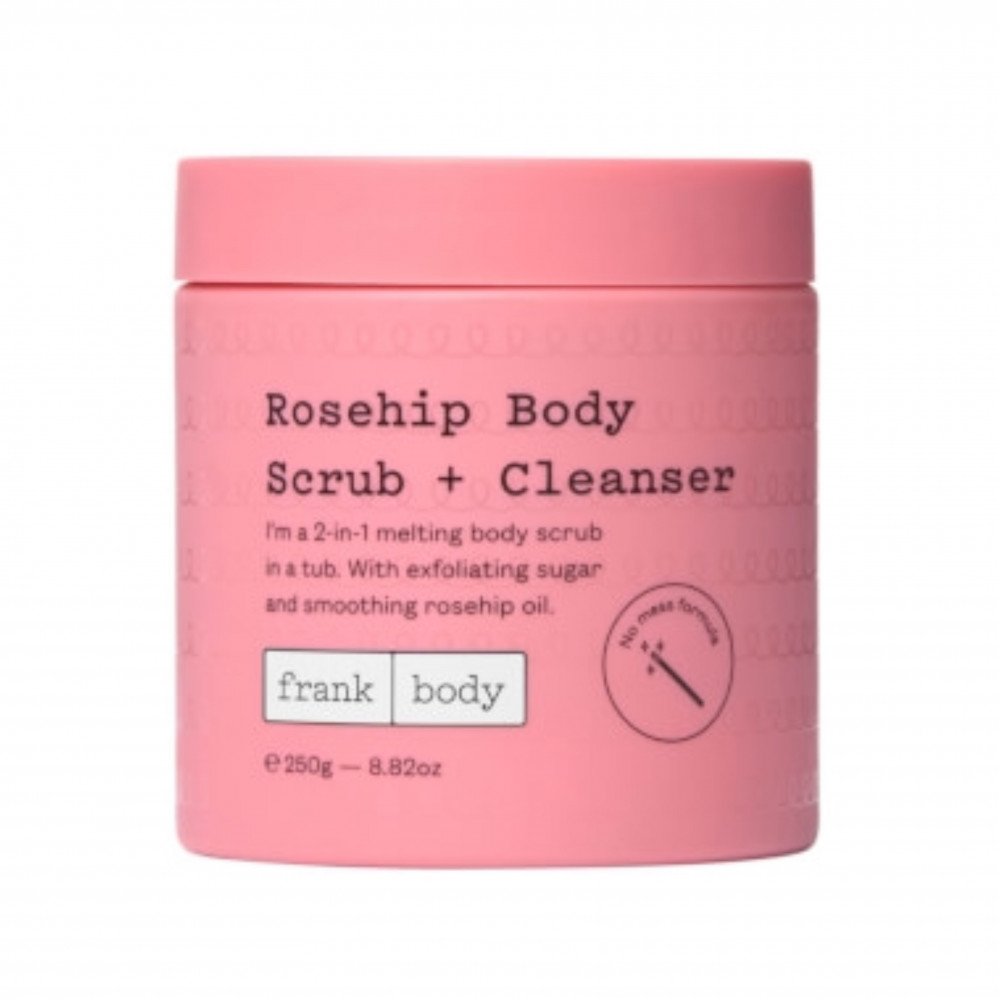 منظف ومقشر للجسم برائحة الورد من فرانك بودي 250 جرام. منظف ومقشر للجسم برائحة الورد من فرانك بودي 250 جرام.